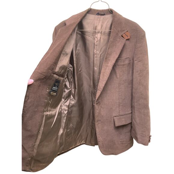 Dark Academia Sears Mens Blazer w/ Elbow Patches Size 38 Long (No Tag) - Picture 2 of 10